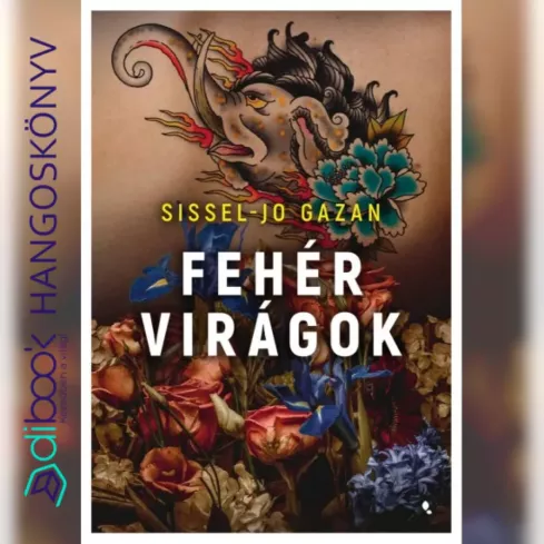 Fehér virágok borító