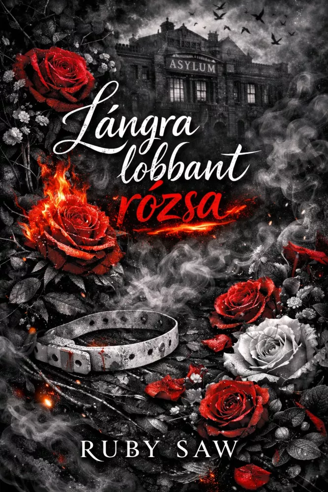 Lángra lobbant rózsa borító