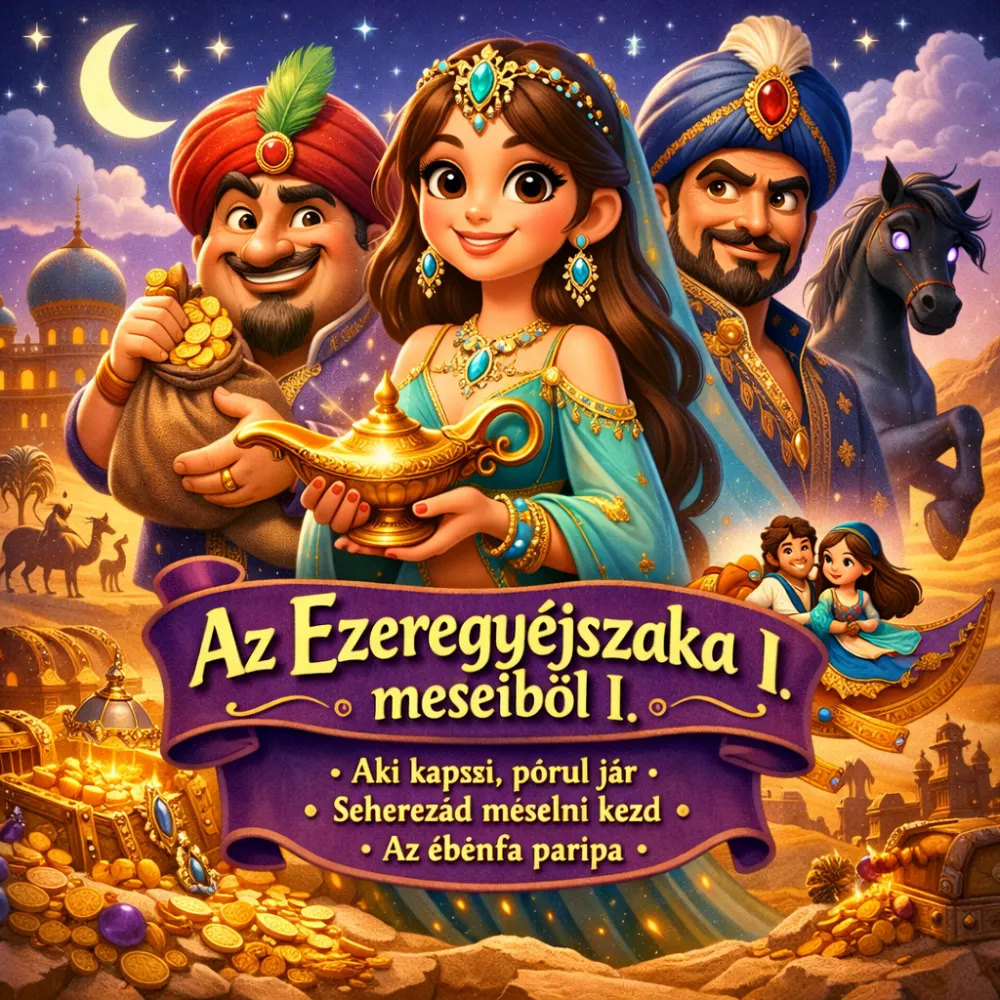 Az Ezeregyéjszaka meséiből I. borító