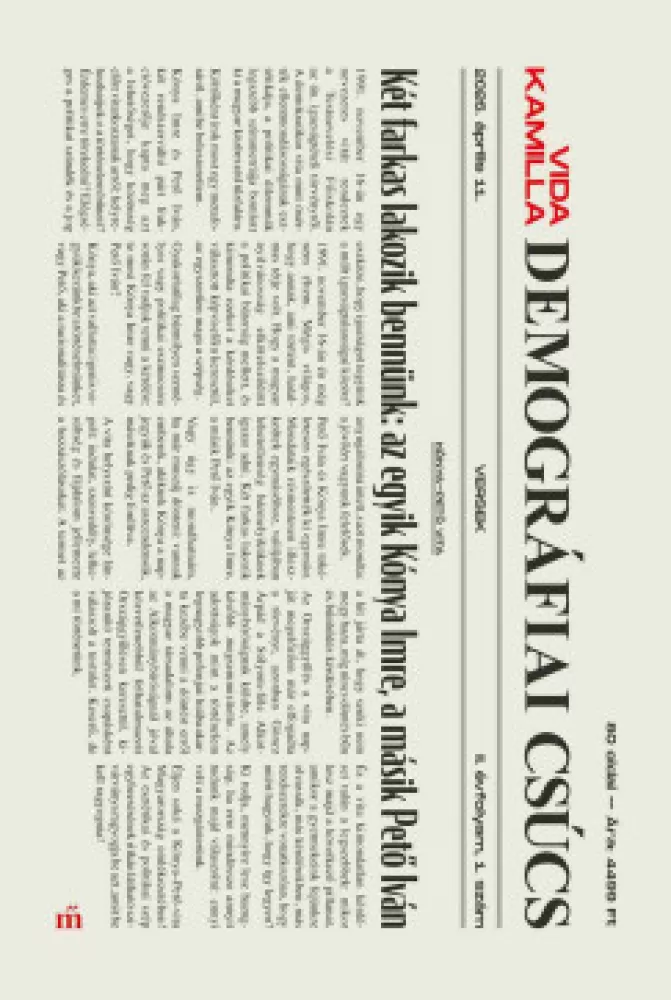 Demográfiai csúcs borító