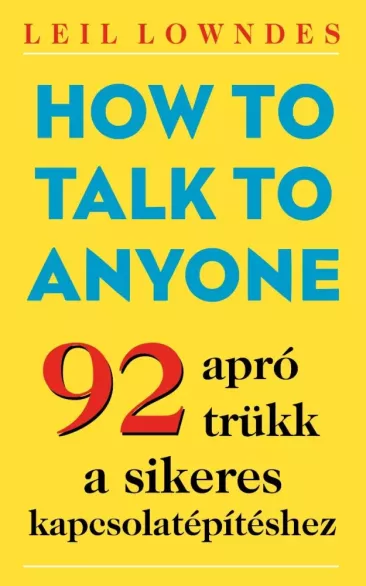 How to Talk To Anyone borító