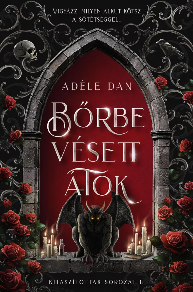 Bőrbe vésett átok borító