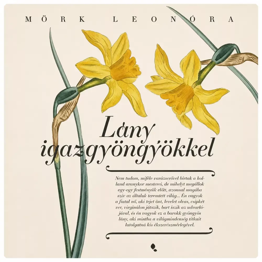 Lány igazgyönygökkel borító