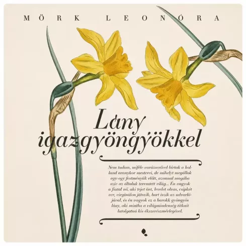 Lány igazgyönygökkel borító
