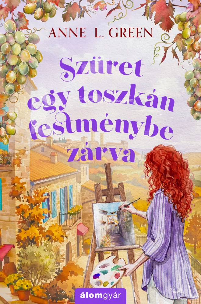 Szüret egy toszkán festménybe zárva borító