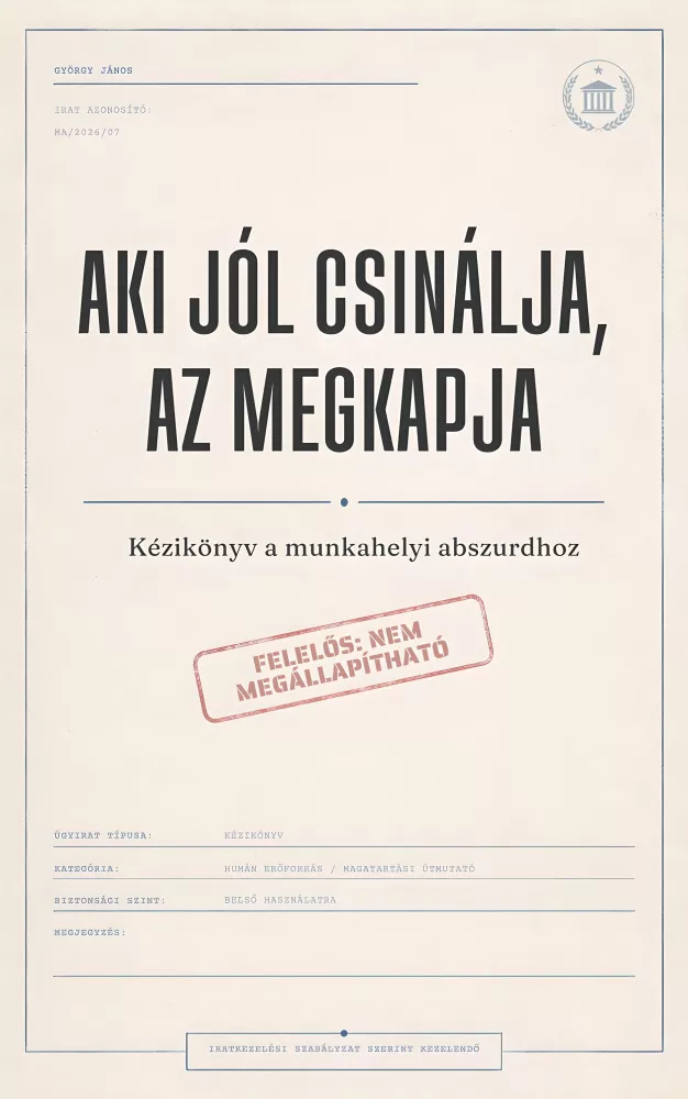 Aki jól csinálja, az megkapja borító