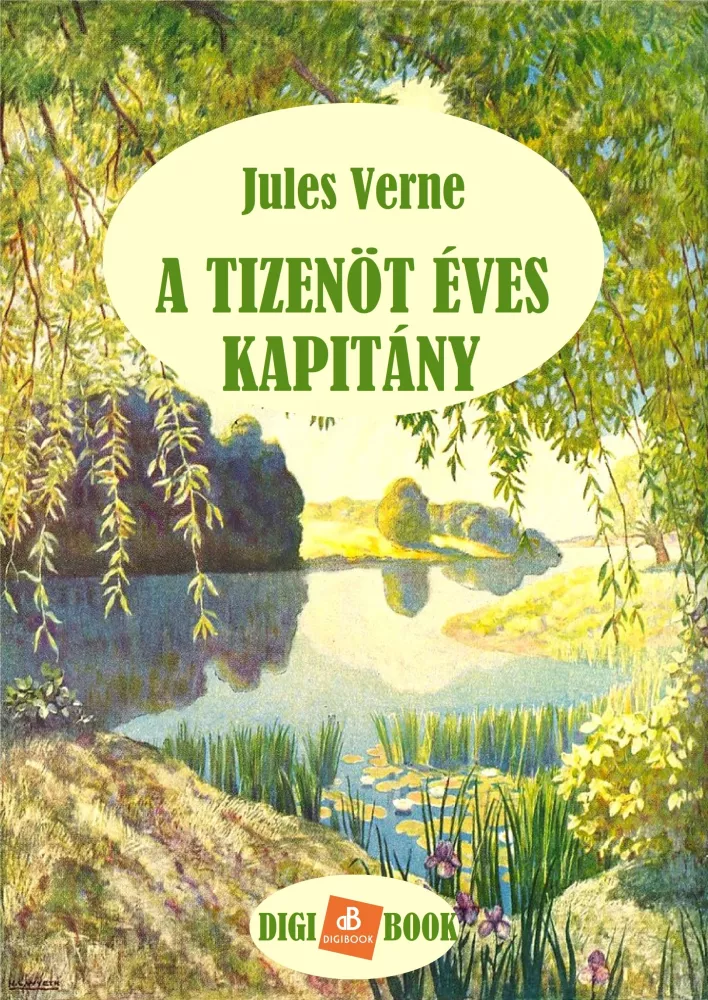 A tizenöt éves kapitány borító