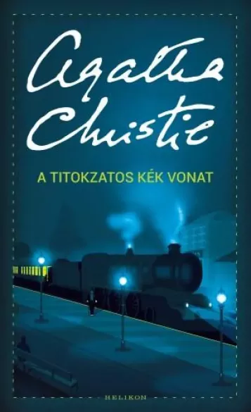 A titokzatos kék vonat borító