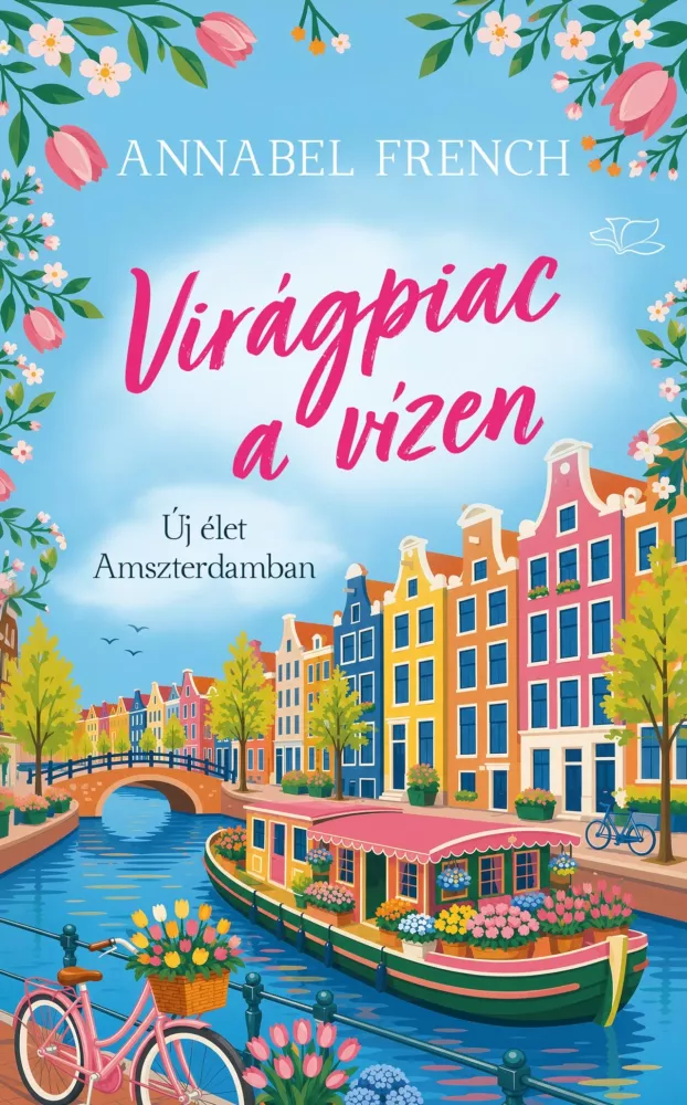Virágpiac a vízen borító