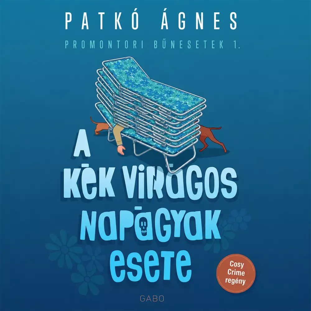 A kék virágos napágyak esete borító