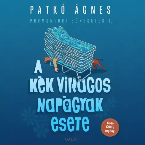 A kék virágos napágyak esete borító
