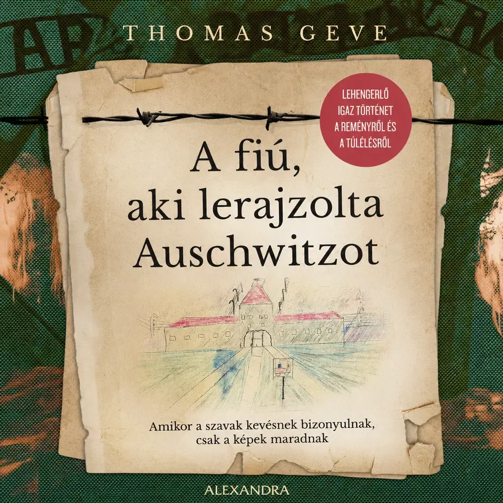 A fiú, aki lerajzolta Auschwitzot borító