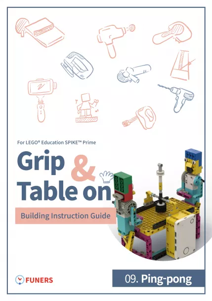 SPIKE™ Prime 09. Ping-pong Building Instruction Guide