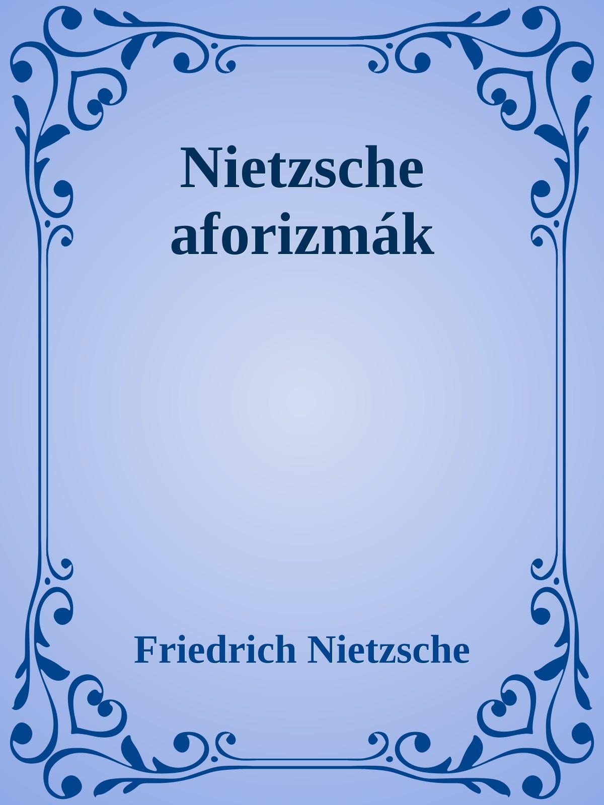 Nietzsche aforizmák