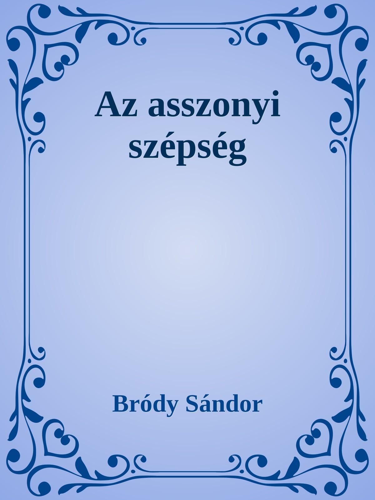 Az asszonyi szépség