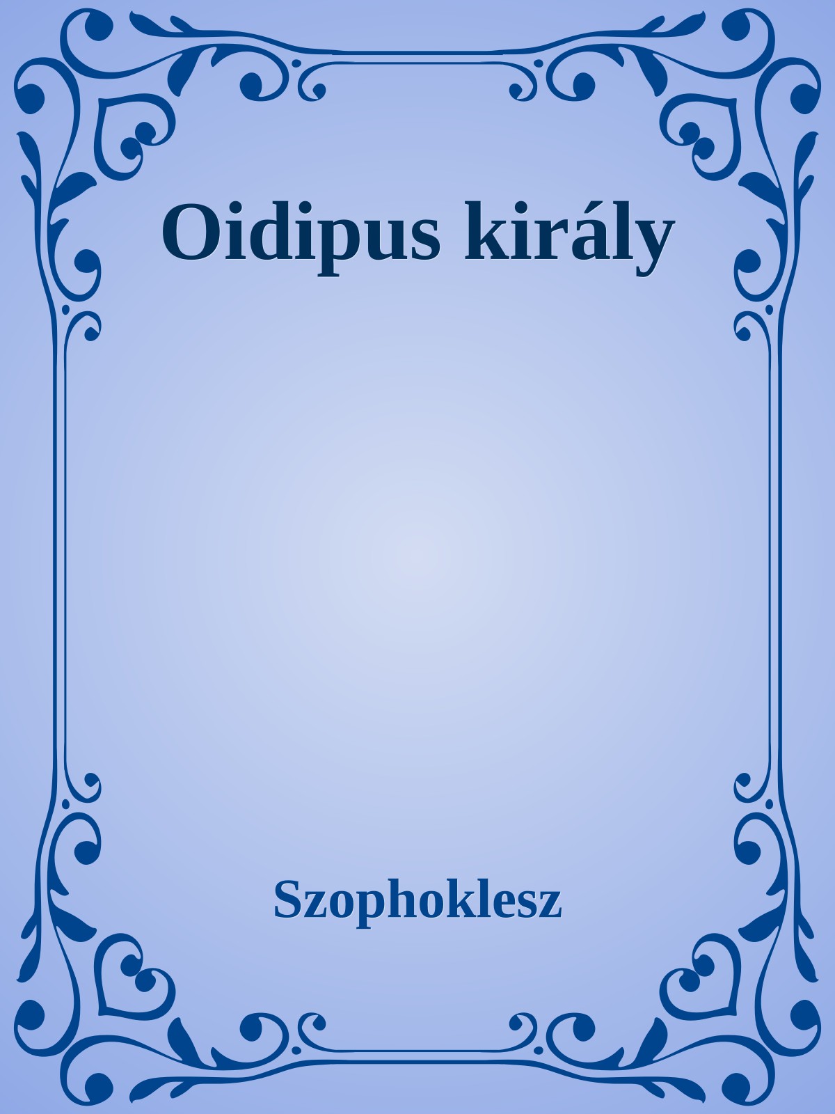 Oidipus király