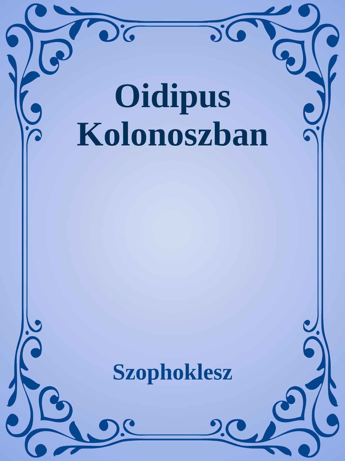 Oidipus Kolonoszban