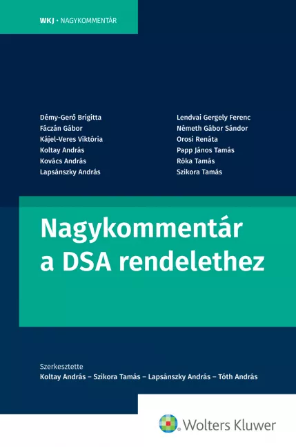 Nagykommtár a DSA rendelethez