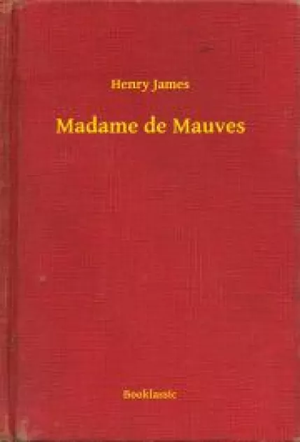 Madame de Mauves