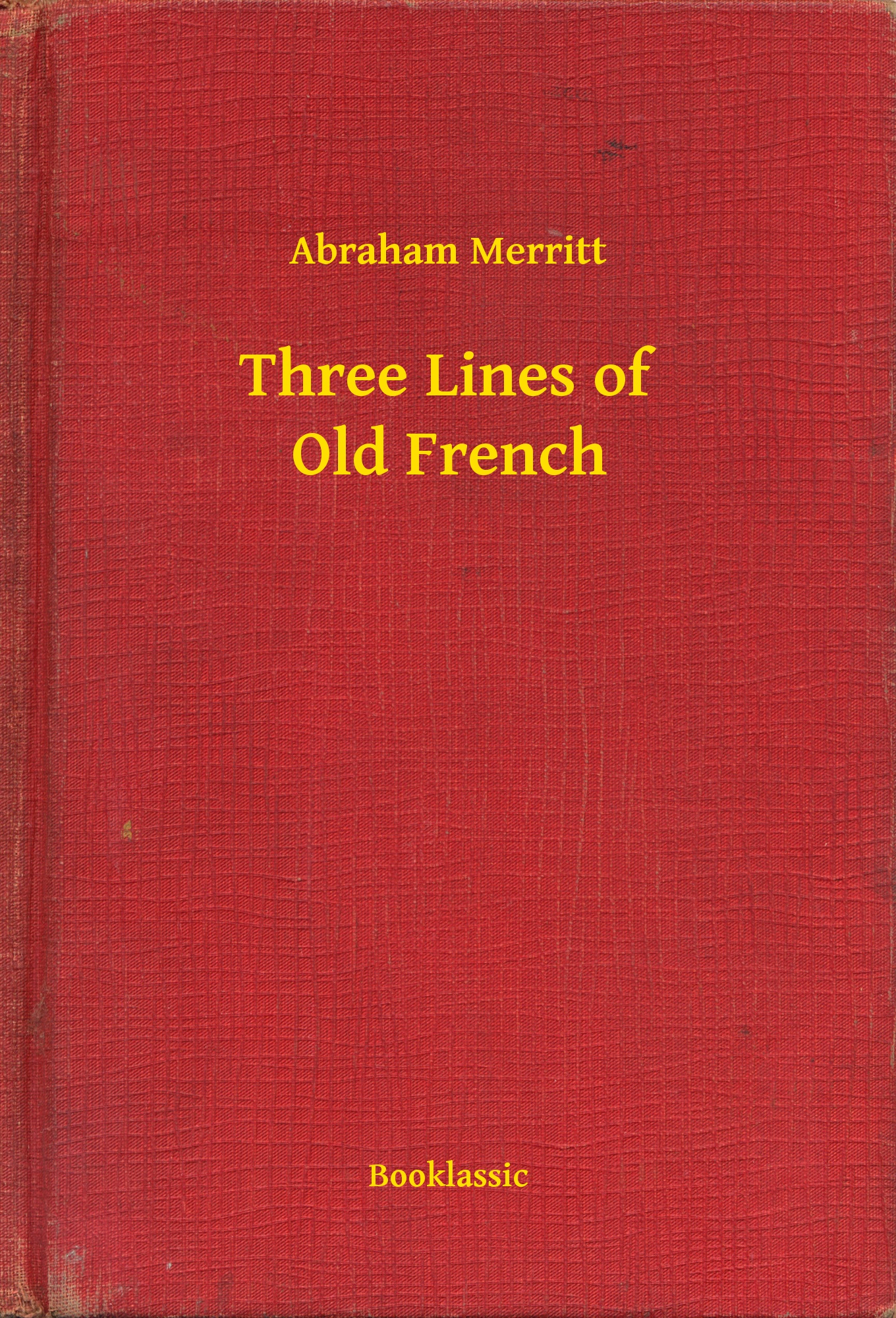 Three Lines of Old French