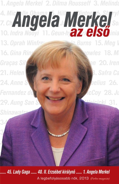 Angela Merkel, az első
